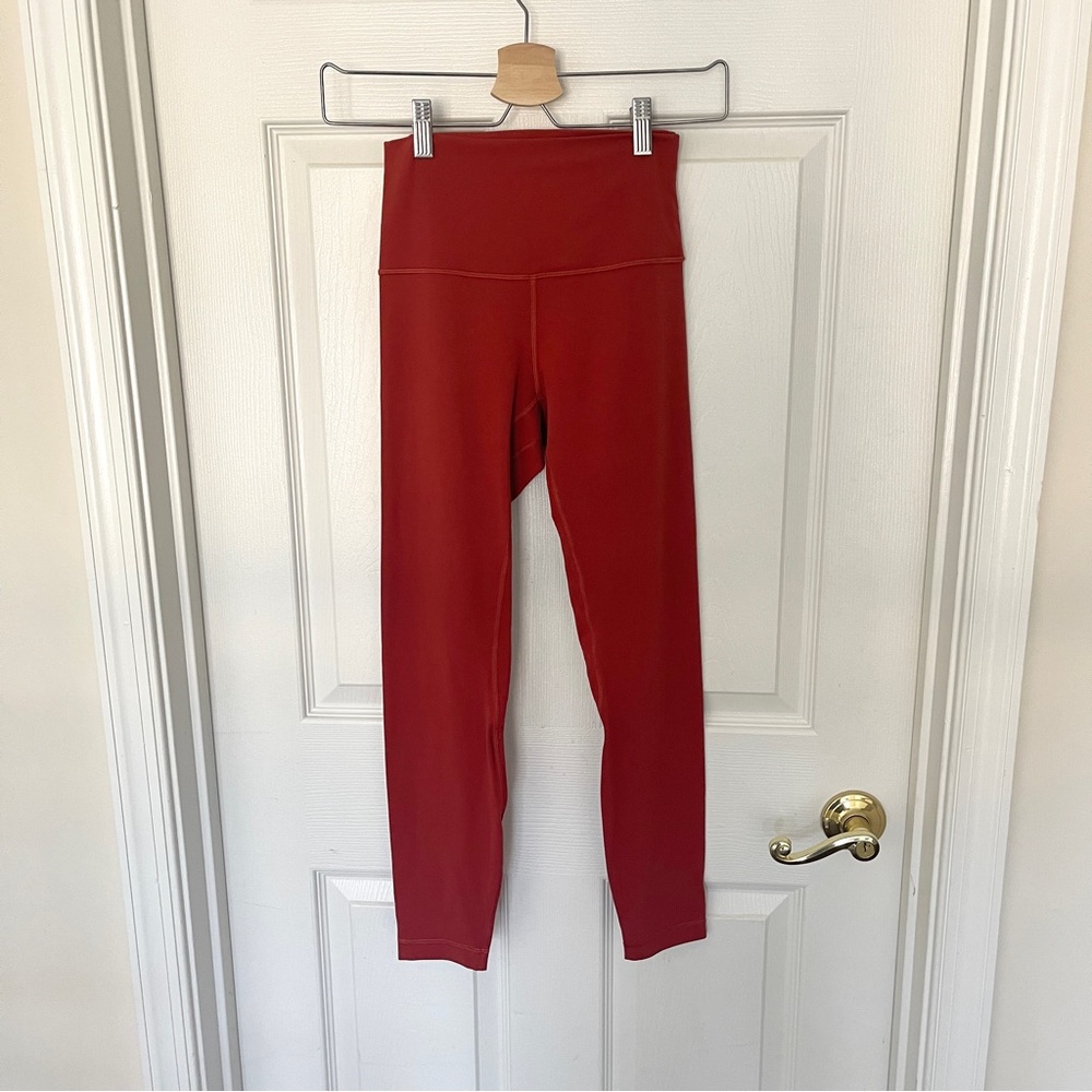 Lululemon Align Pant 25” Rust Red Size 4
